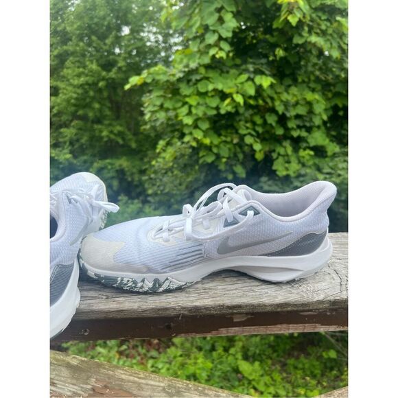 Nike Precision 5 'White Wolf Grey Camo' CW3403-101 Mens Size 12 - Picture 5 of 8